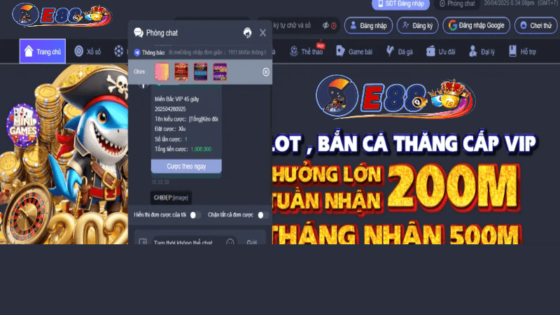 Lợi ích của cổng game đổi thưởng số 1 E88